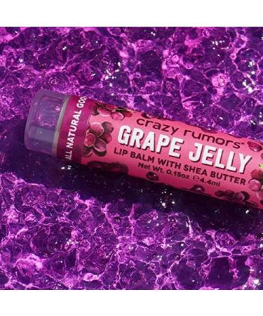Crazy Rumors Grape Jelly Soothing Lip Balm Stick for Dry Lips Limited Edition Summer (100% Natural and Vegan) - Buy Online on GoSupps.com