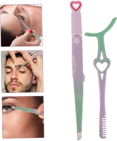 minkissy 1 Set False Eyelash Auxiliary Eyelash Curler Lash Clip with Comb Eyelash for Women Professional Eyelash Comb Eyelash Applicator Precision Eyelash Tool Stainless Steel - Buy Online on GoSupps.com