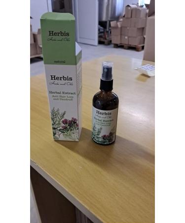 Flos de Herbis HERBIS Natural treatment against hair loss and dandruff herbal scalp tonic with nettle and burdock 100 ml - Buy Online on GoSupps.com