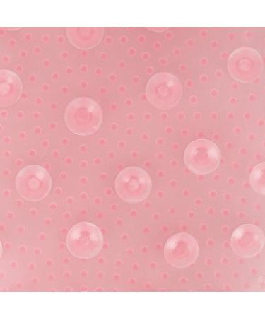 Shower Foot Scrubber with Suction Cup - Pink Foot Cleaner for Smoothing Peeling & Massage - Ideal for Easy Shower Use - Buy Online on GoSupps.com