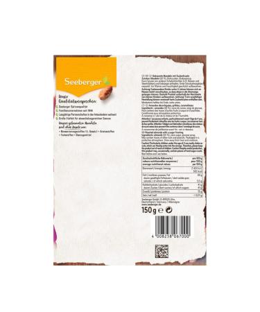Seeberger Roasted Almonds 5x150g - Premium Snack for International Shipping | Buy Online - Buy Online on GoSupps.com