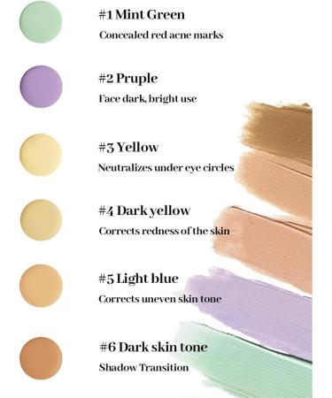 yztju Cream Concealer Palette Mixable Full Cover Concealer Multiple Concealer Professional Makeup Mixer Kit Light Makeup Formula Lightening Concealer - Buy Online on GoSupps.com