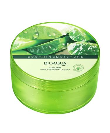BIOAQUA Aloe Vera Extract Gel Hydrating Moisturizing Soothing Skin Care Essence 300g/10.58oz 10.6 Fl Oz (Pack of 1)