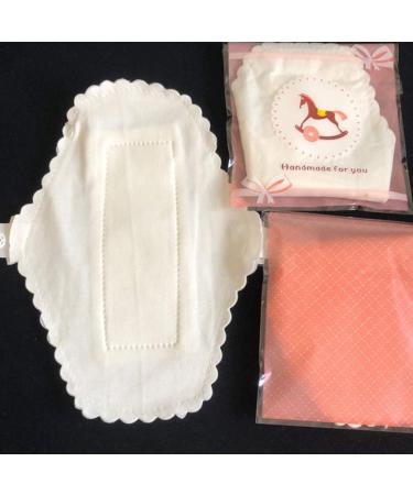 MILISTEN Waterproof Washable Menstrual Pads - 6 Pcs Reusable Sanitary Napkins & Panty Liners for Women - Buy Online on GoSupps.com
