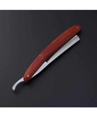 MILISTEN Barber Razor Blade - Stainless Steel Blades & Wooden Handle Manual Shaver for Facial Hair Beard & Ear Hair Trimming - Buy Online on GoSupps.com