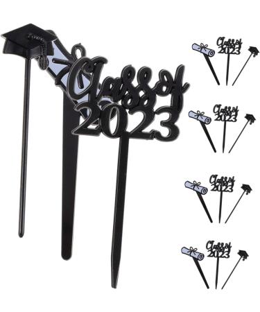INOOMP 150 Pcs Graduation Cake Insert Graduation Party Cupcake Topper Grad Cake Toppers Graduation Cap Topper Cat Cupcake Toppers 2023 Graduation Party Supplies Graduate Edible Plastic - Buy Online on GoSupps.com