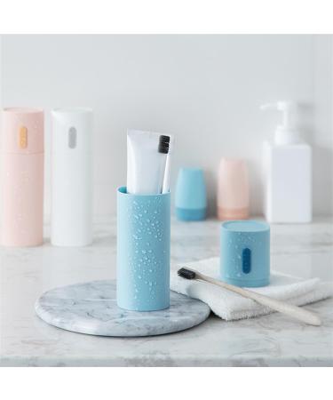 GeRRiT Large Travel Toothbrush Box - Modern Pink Toothpaste & Mouthwash Storage Solution for International Shipping - Buy Online on GoSupps.com