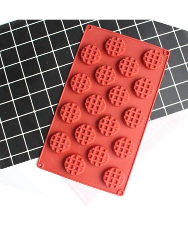LUOFANG 2Piece/Set 18/20 Cavity Silicone Waffle Mold Maker Cake Cookie Chocolate Pan Baking Mould Nonstick Bakeware Tool C# Squares 4.4x3.9cm/1.73x1.54in C# Squares - Buy Online on GoSupps.com