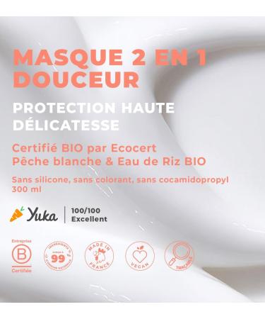 ENERGIE FRUIT | Mask + Conditioner | Organic Peach & Rice Water | Fine Hair | Vegan | 300 ml - Buy Online on GoSupps.com