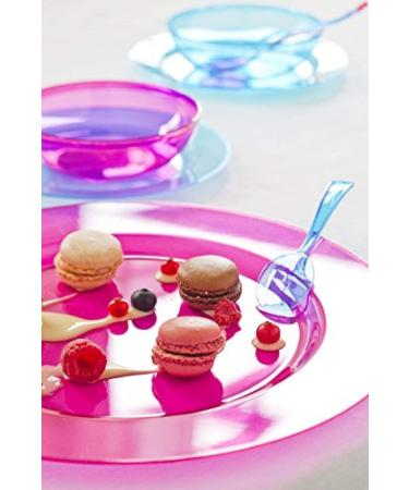 18 Piece Turquoise Blue Plastic Cutlery Pack (6 Forks 6 Knives 6 Dessert Spoons) - Buy Online on GoSupps.com