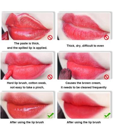BUYGOO 300PCS Disposable Lip Brushes Lipstick Applicator Lip Gloss Applicators Lip Wands for Lip Makeup Lipstick Wands Gloss Applicator Disposable MakeUp Lip Brush (Black) - Buy Online on GoSupps.com