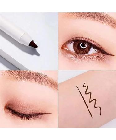 Non-Smudging Waterproof Long-lasting Eyeliner Pencil Quick Drying Long Lasting Waterproof and Sweat Proof Eyeliner Extra Fine Eyeliner with Sharpener (2Pcs Black) - Buy Online on GoSupps.com