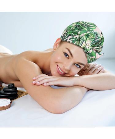 Waterproof Shower Cap Set - Reusable & Adjustable for Women | Double Layer Protection | Ideal for Long & Short Hair | Set of 3 - Buy Online on GoSupps.com