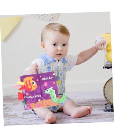 Shop Abaodam 2ST Fabric Book - Baby Sensory Storybook & Toddler Learning Toys | Soft Touch Children's Toys for Girls - Buy Online on GoSupps.com