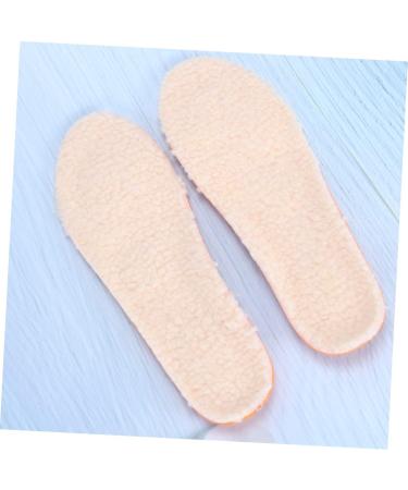 Beaupretty Warm Insoles Slippers for Men & Women | Orthopedic Shoe Liners | Winter Wool Felt Heating Cushion - Size 4 - Buy Online on GoSupps.com