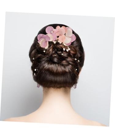 DOITOOL Bridal Headwear Bridal Flower Hair Comb Pearl Veil Flower Hair Accessories Bridal Hair Clip Wedding Tiara Crystal Hair Comb Rhinestone Hair Comb Floral Hair up Fabric Bride French - Buy Online on GoSupps.com