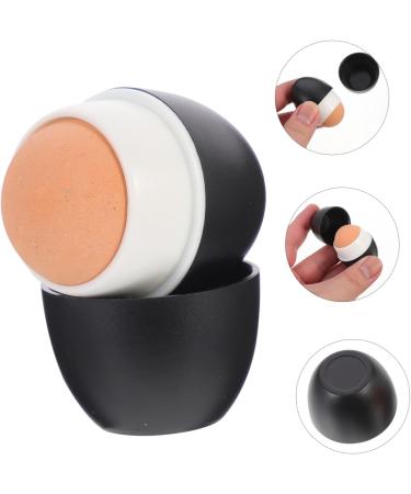 Mipcase Cleaning Products Volcanic Stone Oil-Absorbing Ball Portable Neck Massager Reusable face Roller Facial Rolling Stone Black 5x3cm - Buy Online on GoSupps.com