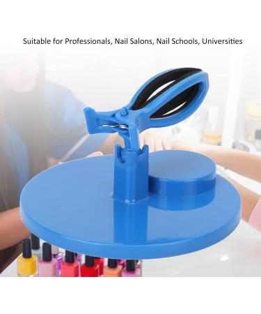 Nail Polish Bottle Holder Reclining Nail Polish Holder Smart Grip Tiltable Wide Base with Pinch Feet (Blue) - Buy Online on GoSupps.com