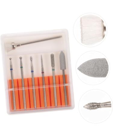 POPETPOP 1set Grinding Head Set Nail Art Drill Bits Xmas Nail Drill Bits Nail Grinding Heads Under Nail Cleaner Tool Rotary Tool Bits Manicure Drill Bit Pedicure Tungsten Steel Head - Buy Online on GoSupps.com