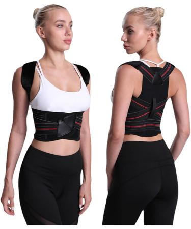 Adjustable Clavicle Posture Corrector Men Woemen Back Brace Shoulder Lumbar Support Belt Corset Posture Correction Health Care (Size : Medium) Large - Buy Online on GoSupps.com