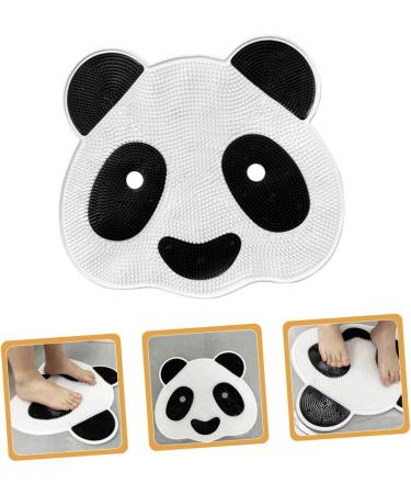 Mikinona Shower Foot Scrubber with Cartoon Panda Design NonSlip Bathroom Mat for Exfoliating Reducing Foot Fatigue Removes Calluses Dead Skin - Buy Online on GoSupps.com