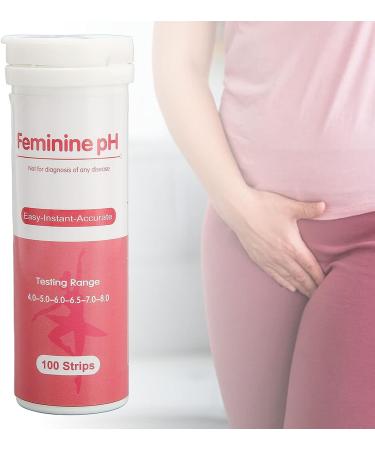 Vaginal pH Test Strips - 100pcs | Accurate Alkaline & Acid Levels Testing | Intimate Health pH Paper for Women | Disposable & Prevents Acidity - Buy Online on GoSupps.com