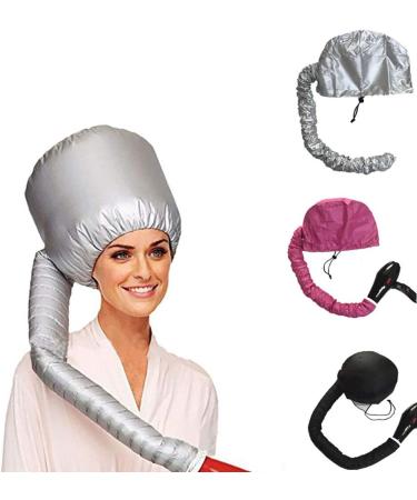 Portable Safety Hair Dryer Cap for Home Salon Use - Soft Drying Baking Oil Hat in Black - Buy Online on GoSupps.com