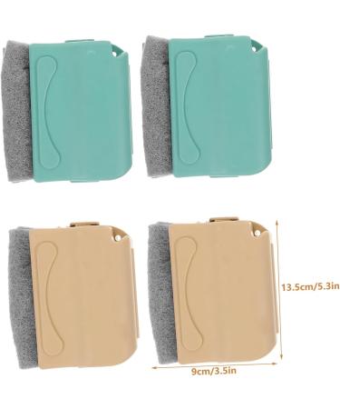 Solustre 18-Piece Window Slot & Groove Cleaning Brush Set - Corner Tools & Rubber Sponge for Effective Window & Clasp Cleaning - Buy Online on GoSupps.com