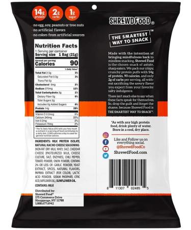 Shrewd Food Nacho 8ct POP Case 0.74oz. - Buy Online on GoSupps.com