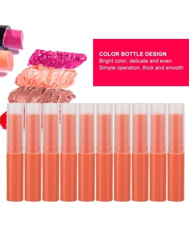 Colorful Lip Balm Tubes Easy to Dispense Perfect for Filling with Lipstick Lip Gloss Easy Operation Meet Different Demands (06# lipstick tube orange ) - Buy Online on GoSupps.com