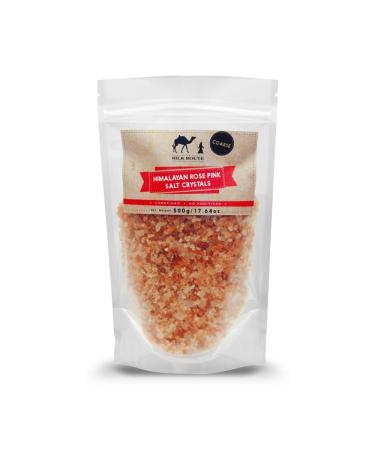 Silk Route Spice Company Himalayan Rose Pink Salt 500g Resealable Pouch (Coarse)