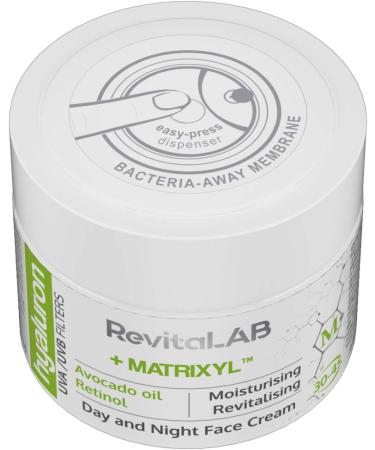 RevitaLAB - Hyaluron - Anti-aging day and night cream enriched with avocado oil Matrixyl retinol and UV filters for people aged 30 to 45 50 ml - Buy Online on GoSupps.com