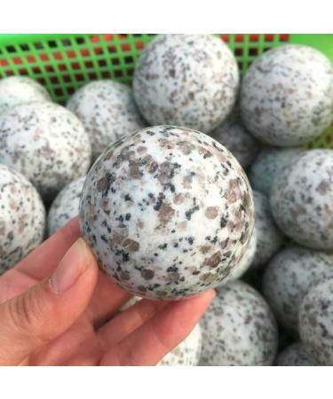 Crystal 45-55mm Natural Beautiful Sky Sand Blue Stone Ball ningxiao