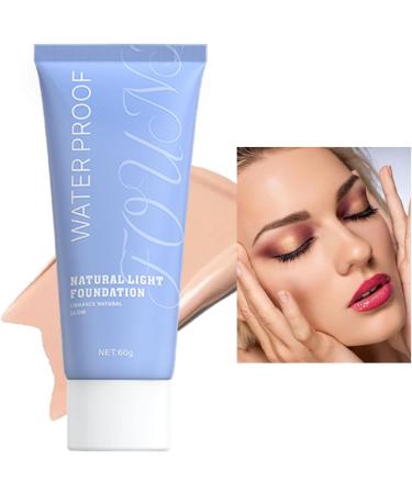Liquid Foundation Water Resistant Mattifying & Waterproof Liquid Concealer Covering Makeup For Oily Combination Sensitive Skin 02 natural - Buy Online on GoSupps.com