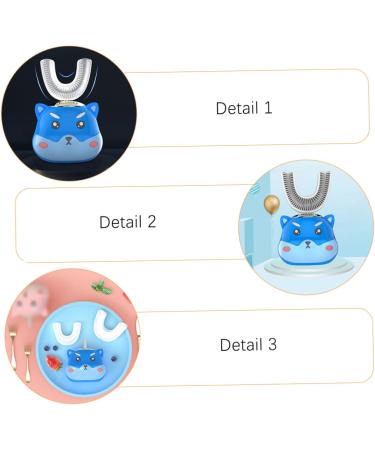 Buy FOMIYES 3 Sets U-Shape Electric Toothbrush for Kids - Full-Automatic Tooth Cleaner - Buy Online on GoSupps.com