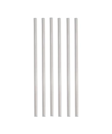 Signature Tumblers Reusable Thick-Wall Straws 6pc, Clear
