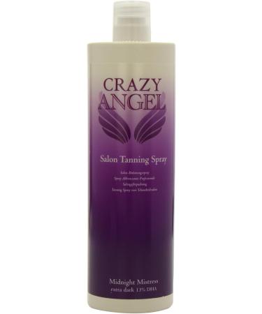 Crazy Angel Salon Tanning Spray Midnight Mistress Extra Dark 13% DHA 1000ml - Buy Online on GoSupps.com