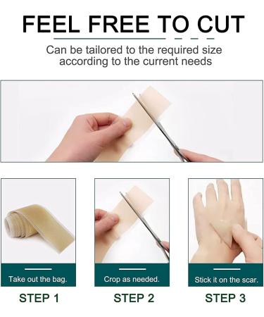 Soft Silicone Scar Sheets - Medical Grade, Waterproof & Reusable - 4CM x 300CM - Buy Online on GoSupps.com