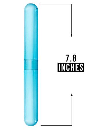 Portable Toothbrush Travel Box - Pack of 4 | Ideal Toothbrush Storage Cases - Buy Online on GoSupps.com