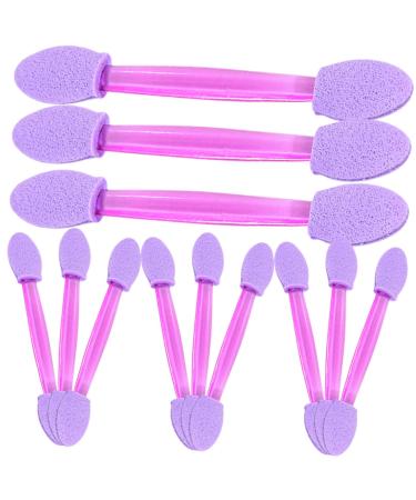 Housoutil 50pcs Double-headed Smudge Stick Sponges Face Sponge for Makeup Nail Accessories Manicure Nail Brush