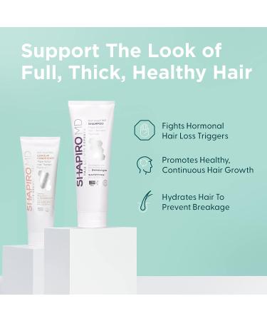 Shapiro MD Hair Loss Shampoo & Leave-in Conditioner | DHT Fighting Vegan Formula | Developed by Dermatologists | 1-Month Supply - Buy Online on GoSupps.com