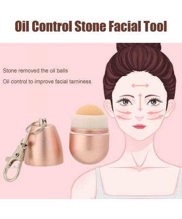 Oil Absorbing Volcanic Facial Roller Stone Face Roller for Skin Massage Reusable Oil Resistant with Easy Cleaning for Friends - Buy Online on GoSupps.com