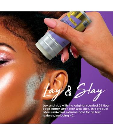 EBIN NEW YORK 24 Hour Edge Tamer Hair Sleek Stick 2.7 oz - Extreme Firm Hold - Strawberry Flavor - No Flaking - White Residue-Free - Buy Online on GoSupps.com