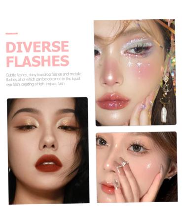 Angoily 8pcs Metallic Cream Eyeshadow Sticks - Korean Glitter Makeup & Shimmer Eye Liner - Buy Online on GoSupps.com