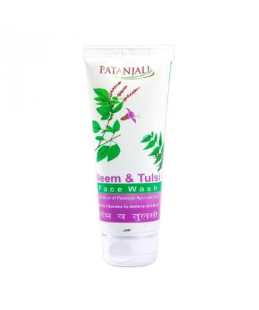 Patanjali Neem Tulsi Face Wash 60gm - Natural Cleansing for Clear Skin | Buy Online Internationally - Buy Online on GoSupps.com
