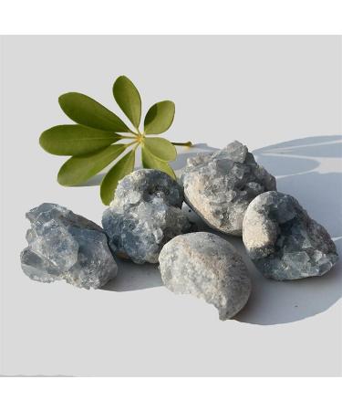 1PC Random Natural Raw Blue Celestite Quartz Crystal Cluster Stones Specimen Home Decoration Crafts Ornament Druzy Geode FZUGEDRLI (Size : 1pc Random 20 50g) - Buy Online on GoSupps.com