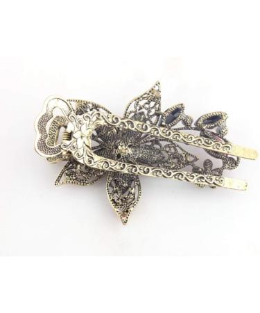 Uonlytech Green Hair Clip Hair Clamp Snap Barrettes Hair Clips Alligator Hair Clips Hair Clips for Women Rhinestones Hairclips Hair Barrette Crystal Miss Headgear Purple - Buy Online on GoSupps.com