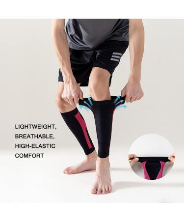 Calf Compression Sleeves for Men & Women - Pain Relief Support Leg Sleeves - Footless Socks for Running & Fitness - Medium Green - Buy Online on GoSupps.com