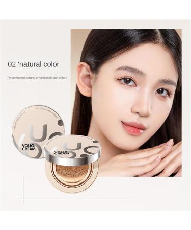 Air Cushion Foundation Cream Waterproof Oil Control Liquid Foundation Concealer Lasting Light Creamy Air Cushion Makeup (Style B) - Buy Online on GoSupps.com