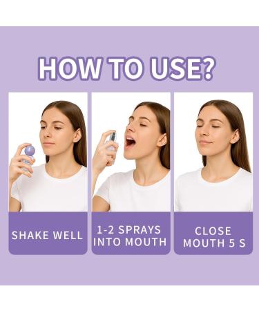 Probiotic Oral Spray for Long-Lasting Freshness Oral Spray with Probiotics for Breath Care Gentle Convenient Travel-Sized Breath 20ml/0.68oz*2Pcs - Buy Online on GoSupps.com